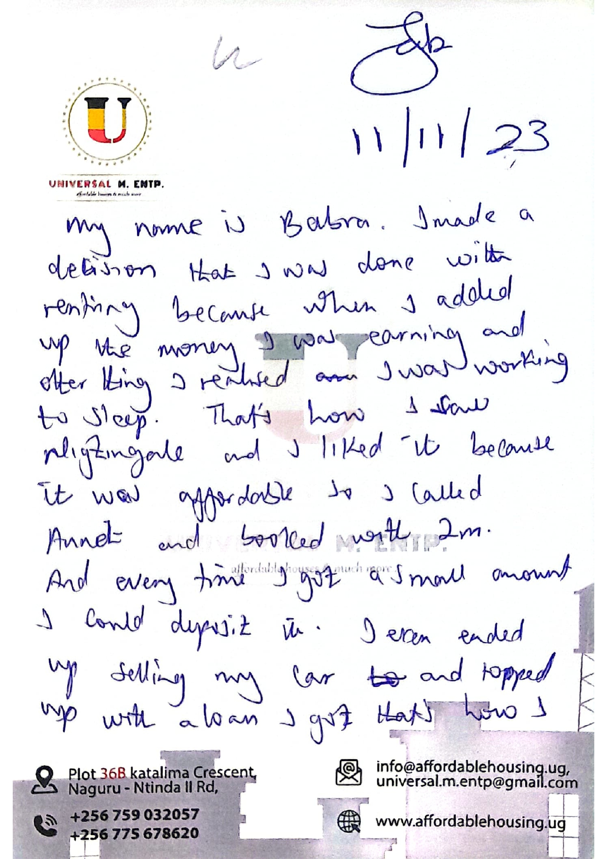 Testimonial 7